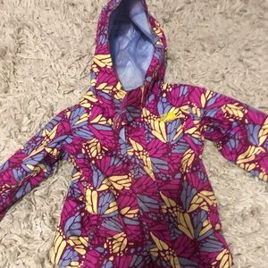 Girls 3T north face raincoat